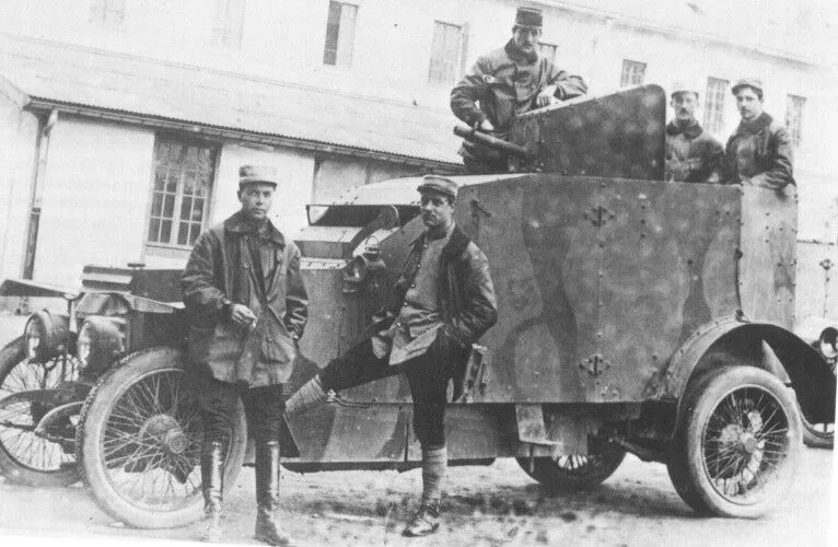 Peugeot armoured car for french army
